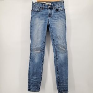 Madewell skinny skinny mid rise jeans 24